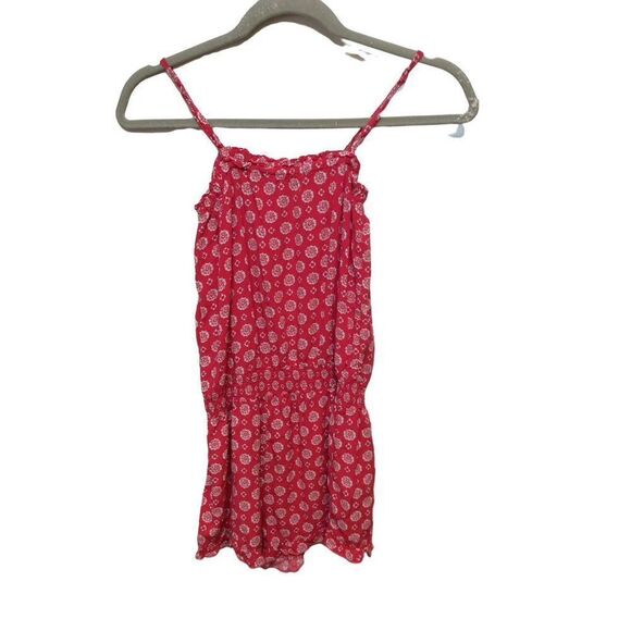 EPIC Threads Girl Romper Large(10-12) Red Rayon - Picture 2 of 3
